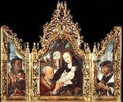 Triptych The Adoration of the Magi unknow artist